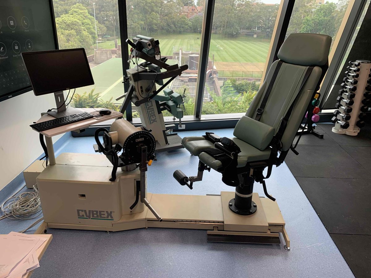 Refurbished HUMAC NORM isokinetic dynamometer unit
